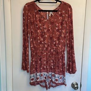 Cute long sleeved romper!